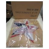 3 pc tin patriotic stars wall decor new in package