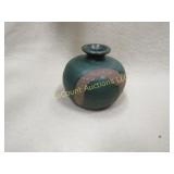 stoneware art mini vase signed bottom