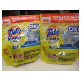 2 packages Tide laundry pods