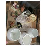 Leinenkugels mug russian egg Lefton birds