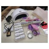 nail polish UV cure w polish accessories