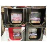 4 vintage Nascar model cars new in boxes LE