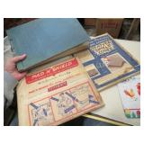 vintage Valentine day cards kitchen shields trivet