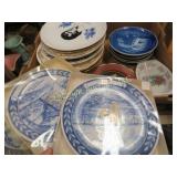 many assorted decorator travel plates