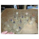 vintage beer glasses Pabst Blue Ribbon Coors