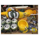 Vintage packer cans mug stein glasses boogie bobbe