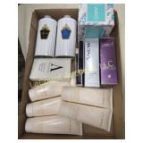 vintage Avon Anew  SSS wipes talc tins rare pearl