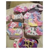 huge amount new little girls socks nice gifts
