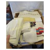 vintage linens table cloths napkins