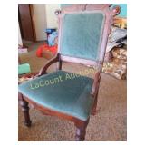 antique upholstered chair
