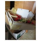 christmas decor greens florals candle ornament