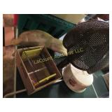 vintage lamp mini bird cage cake pan driftwood