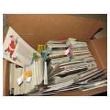 box post cards many