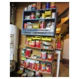 all jar nuts bolts on shelves nails