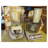 GE food processor & Sunbeam Blender