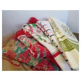 assorted table cloths