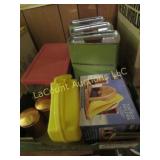 vintage canisters napkin holder pitcher misc