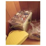 sewing box w contents thread caddy