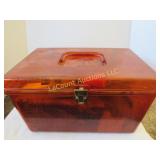 Vintage Sewing Box w contents lots of goodies