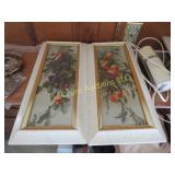 mid century wall plaques mini lamp plaques