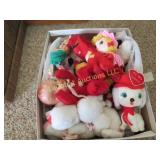 aasorted Vintage Plush Animals Dolls