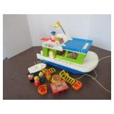 Vintage Fisher Price House Boat