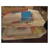 assorted used greeting cards great for crafting