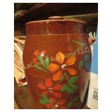 painted covered cookie jar