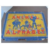 Vintage Animal Alphabet letters