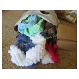 assorted hand knit scarves winter wear