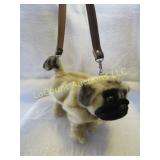 vintage pug dog purse new old stock w tag SO CUTE