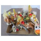 vintage Dakin Sawdust animals figures