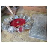 parts jars & 2 containers nuts bolts parts