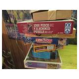 assorted jigsaw puzzles