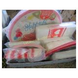 vintage Valentines napkins plates assorted