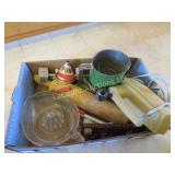 wood rolling pin juicer hand mixer sifter funnel