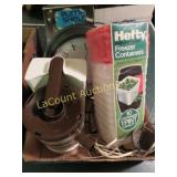 Hefty freezer containers clock house thermometer