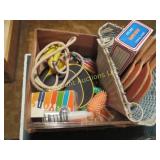 vintage bike basket ping pong paddles pumpkin