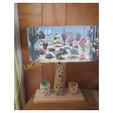 vintage cactus lamp