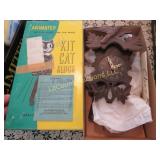 mini black forest clock in Kit Cat box