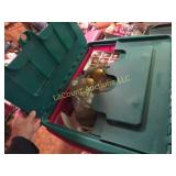 tote gold christmas ornaments