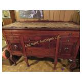 gorgeous antique hand made buffet sideboard