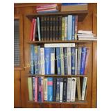 all assorted books on shelves L@@K