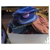 many assorted baseball style hat caps