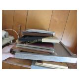 assorted picture frames many