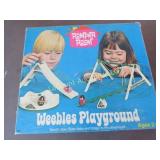 vintage Weebles Playground play set boxed