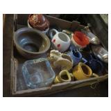 assorted decor mugs mini pitchers planters