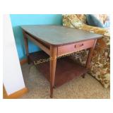 Lane MCM end table w drawer