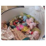 crib mobile assorted small dolls