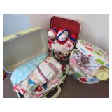 vintage doll clothes & Accessories in cases